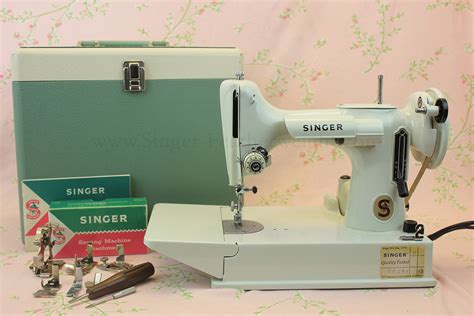 Singer Featherweight 221 Sewing Machine, WHITE FA128*** – The Singer Featherweight Shop