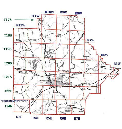 Tuscaloosa County Townships