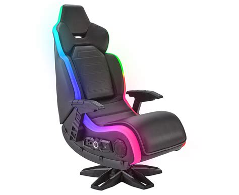 X Rocker EVO Elite 4.1 RGB LED Pedestal Gaming Chair - Black | Catch.com.au