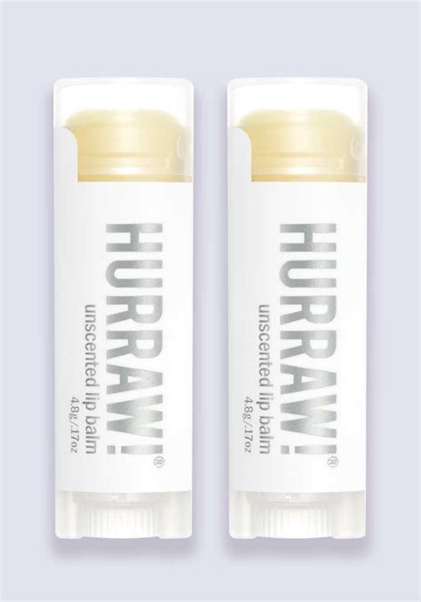 Hurraw Unscented Lip Balm 4.3g (per stick) - 2 Pack – The Suncare Shop