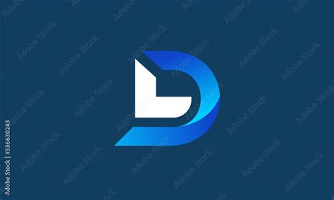 Letter LD Vector Logo Stock Vector | Adobe Stock