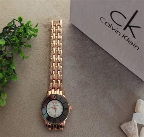 Rose Gold CK Watch - ANALYA