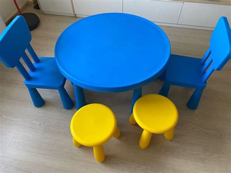 IKEA table and chairs, Babies & Kids, Baby Nursery & Kids Furniture ...