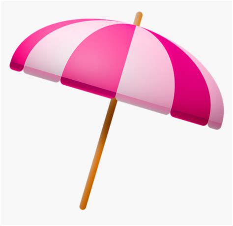 #ftestickers #clipart #beach #umbrella #beachumbrella - Pink Beach ...