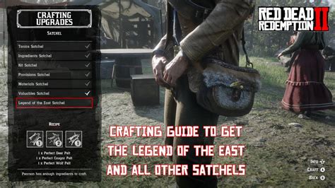 RDR 2: Legend of the East Satchel Crafting Guide - YouTube