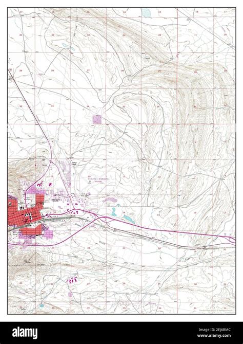 Rawlins wyoming map Cut Out Stock Images & Pictures - Alamy