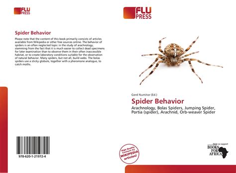 Spider Behavior, 978-620-1-21972-4, 6201219722 ,9786201219724