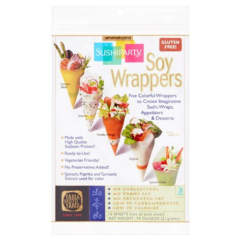 Sushi Party Soy Wrappers, 5 ct, 0.74 oz - Walmart.com