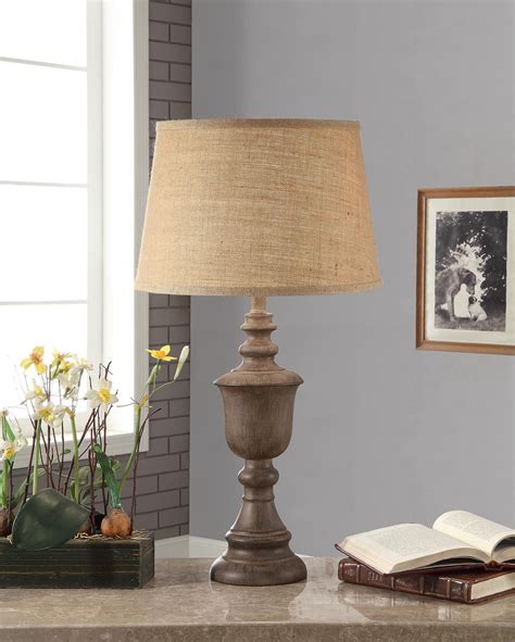 Better Homes and Gardens Rustic Wood Look Table Lamp Base - Walmart.com