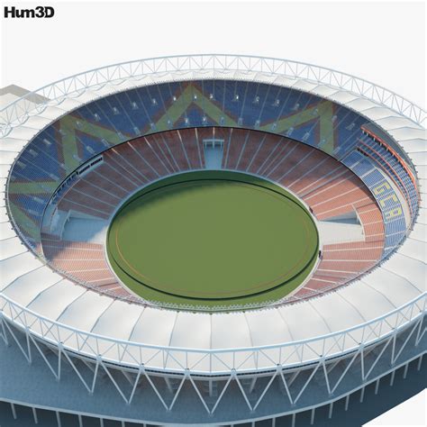 Narendra Modi Stadium 3D model - Architecture on Hum3D