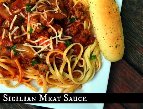 Sicilian Meat Sauce - Aunt Bee's Recipes