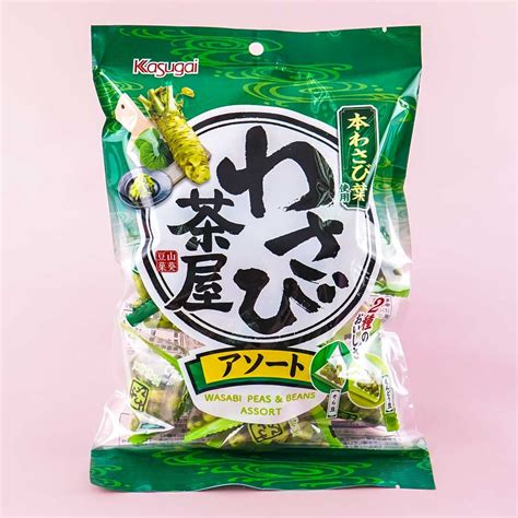 Kasugai Wasabi Chaya Assorted Snacks – Japan Candy Store