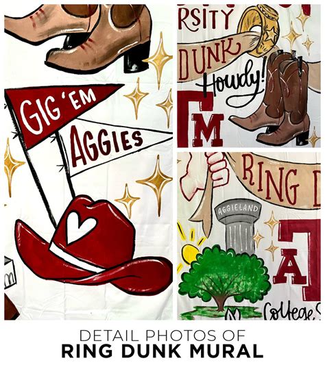 Aggie Ring Dunk Banner Mobile Mural Ring Dunk Photo Op Ring Dunk ...