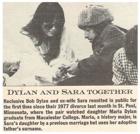 Dylan, Bob / Dylan and Sara Together | Magazine Article | July 1983 ...