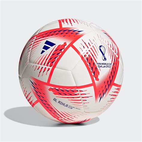 ADIDAS WORLD CUP 2022 AL RIHLA CLUB BALL (WHITE/RED) | lupon.gov.ph