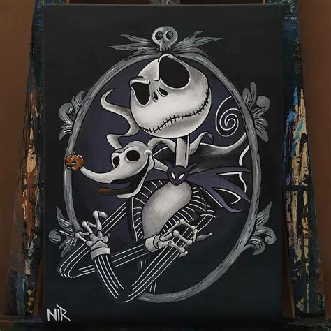 Jack Skellington Painting | Nightmare before christmas drawings ...