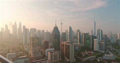 Kuala Lampur Skyline On Sunrise, Time Lapse Stock Footage ft. kuala lampur & morning - Envato ...