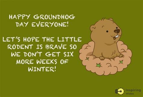 Groundhog Day Messages, Quotes & Sayings - Inspiring Wishes