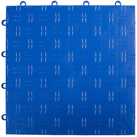 VEVOR Garage Floor, Durable Interlocking Floor Tiles, 50 Pack, (12 x 12 inch, Blue) for sale ...