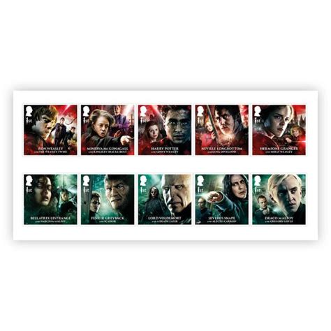 Harry Potter Stamp Set| Royal Mail