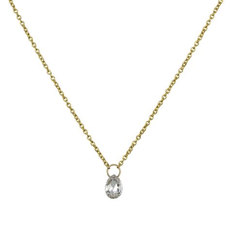 briolette diamond necklace