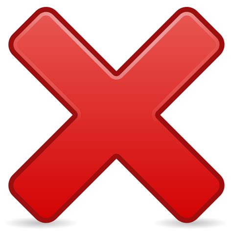 Cancel icon vector clip art | Free SVG
