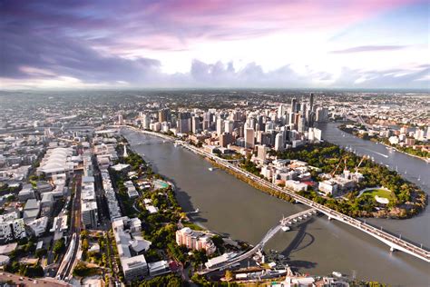 Aerial view of South Bank before it was South Bank. 1988. : r/brisbane