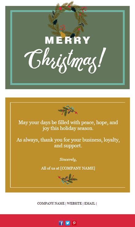 11 Holiday Email Templates for Small Businesses & Nonprofits