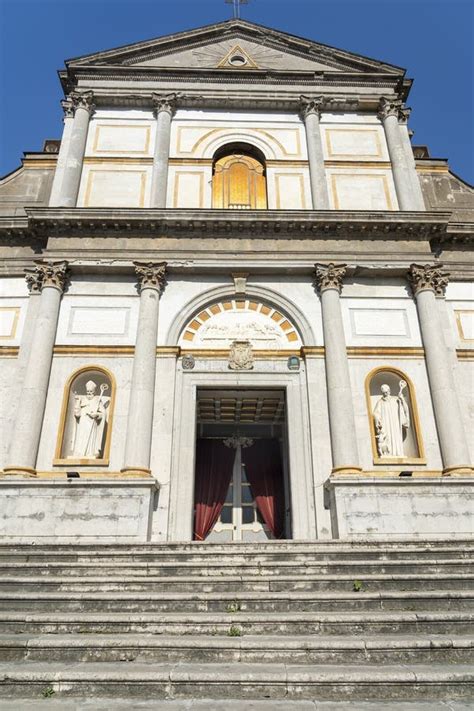 Avellino, Italy: Cathedral Facade Stock Image - Image of historic, balcony: 164172009