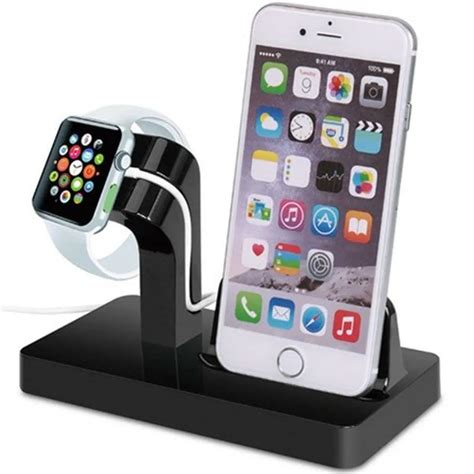 COOLTODAY 2 in 1 Charging Dock For Apple Watch Mobile Phone Charger ...