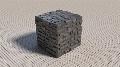 Photorealism Material Study: Minecraft Stone Block : blender