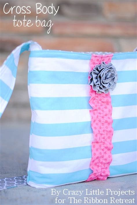 Cross Body Tote Bag - The Ribbon Retreat Blog