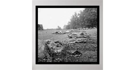 Casualties During the Battle of Gettysburg 1863 Poster | Zazzle