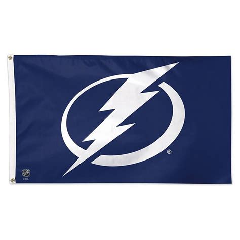 Tampa Bay Lightning Deluxe 3' x 5' Primary Logo Flag – Heads and Tails