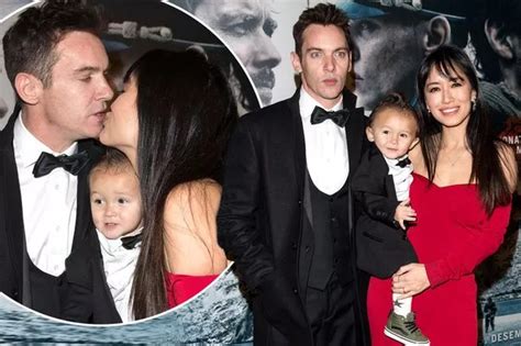 Jonathan Rhys Meyers is joined by adorable son Wolf and wife Mara Lane ...