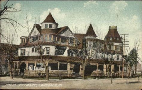 Lansdale PA Hotel Tremont c1910 Postcard | United States - Pennsylvania ...