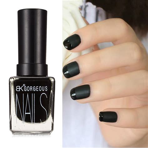 BK Matte Black Nail Polish – Sugar & Cotton