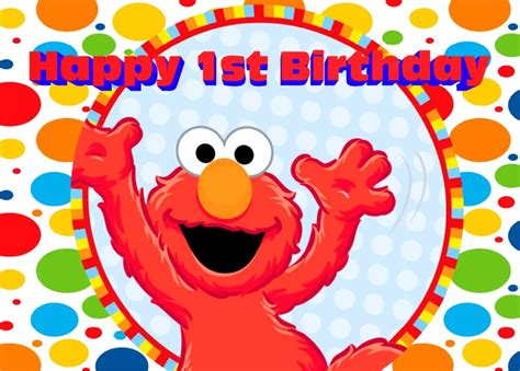 Sesame Street Elmo Happy Birthday