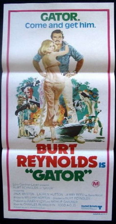 All About Movies - Gator Poster Burt Reynolds Australian Daybill Movie poster