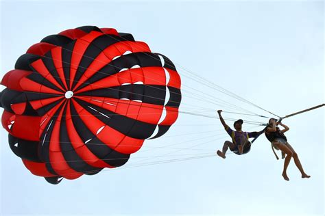 Free stock photo of #parasailing