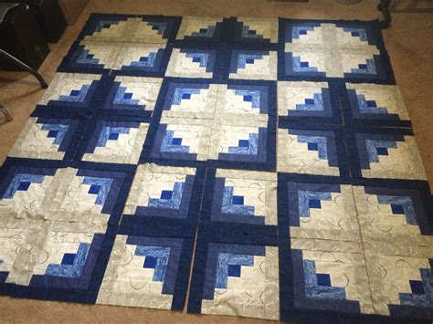 Layout for Cobalt log cabin | Log cabin quilts, Log cabin quilt pattern ...