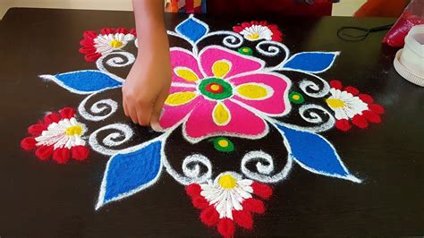 10 Best Simple Rangoli Designs For Diwali - Flickonclick