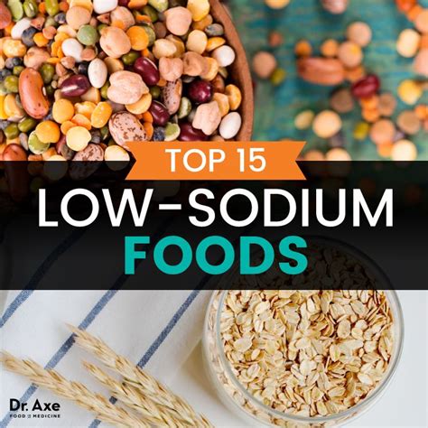 Top 15 Low-Sodium Foods | Low sodium recipes, No sodium foods, Heart healthy recipes low sodium