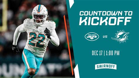 Miami Dolphins vs. New York Jets: Countdown to Kickoff