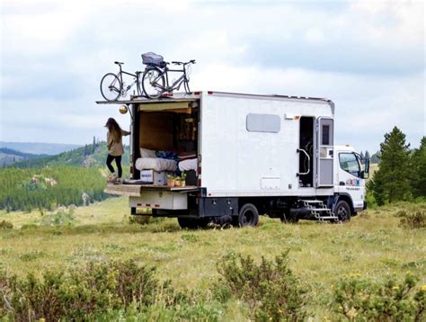 Stealth Box Truck Tiny House with Unique Rear Deck