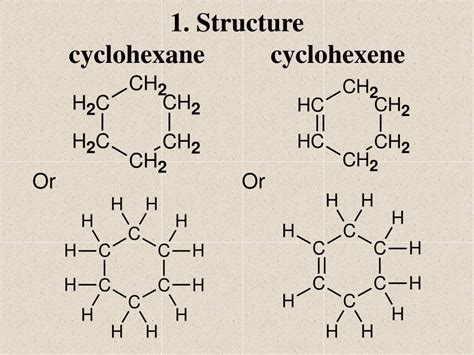 Cyclohexene Structural Formula