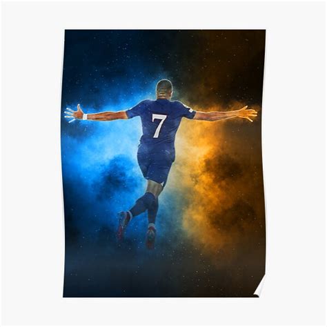 "kylian mbappe goal celebration" Poster for Sale by Arjun-Hayden ...