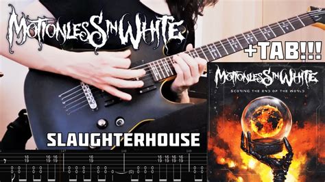 MOTIONLESS IN WHITE - Slaughterhouse (Guitar Cover + TAB On Screen ...