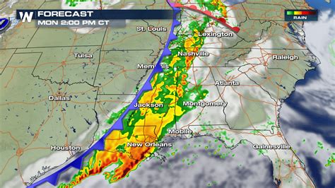 Severe Weather Risk from the Mississippi Valley to the Gulf Coast ...