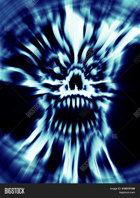 Blue Scary Monster Image & Photo (Free Trial) | Bigstock